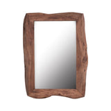 Mirror from solid acacia wood 100Χ75