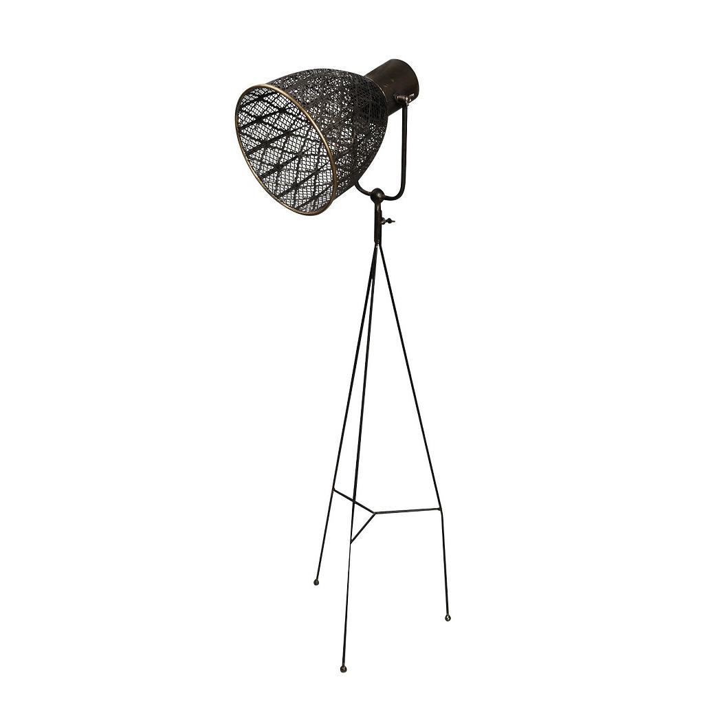 Floor Lamp Metal Black