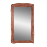 Mirror natural  from solid acacia wood 80x142