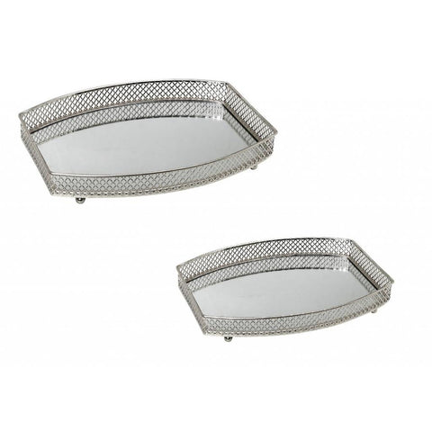 Tray Mirror Silver