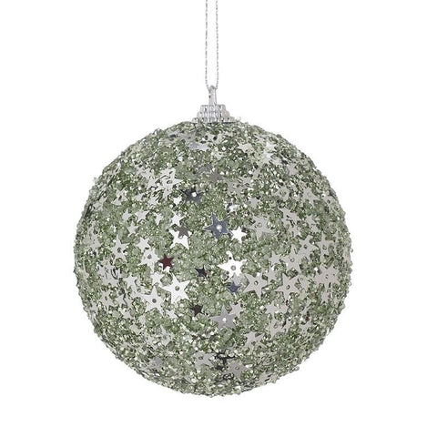 Christmas Balls Green Sm