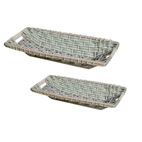 Tray Basket Set 2 Green