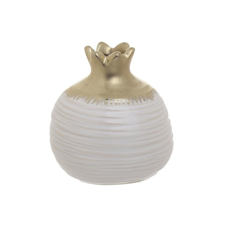 Pomegranate Ceramic White-Gold