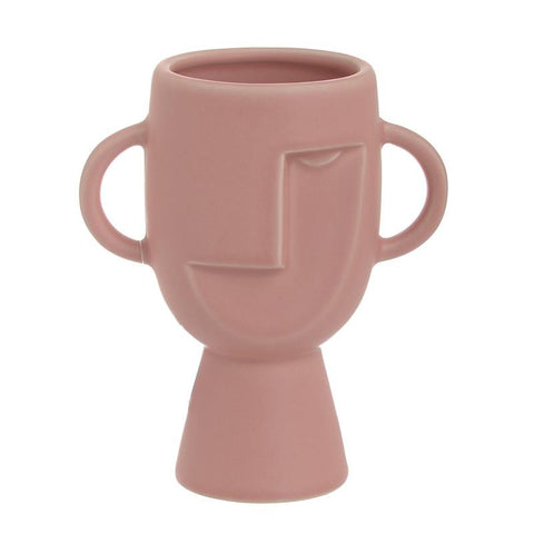 Vase Ceramic Face Leg