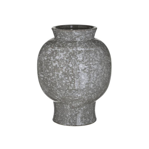 Vase Grey Face Rounded