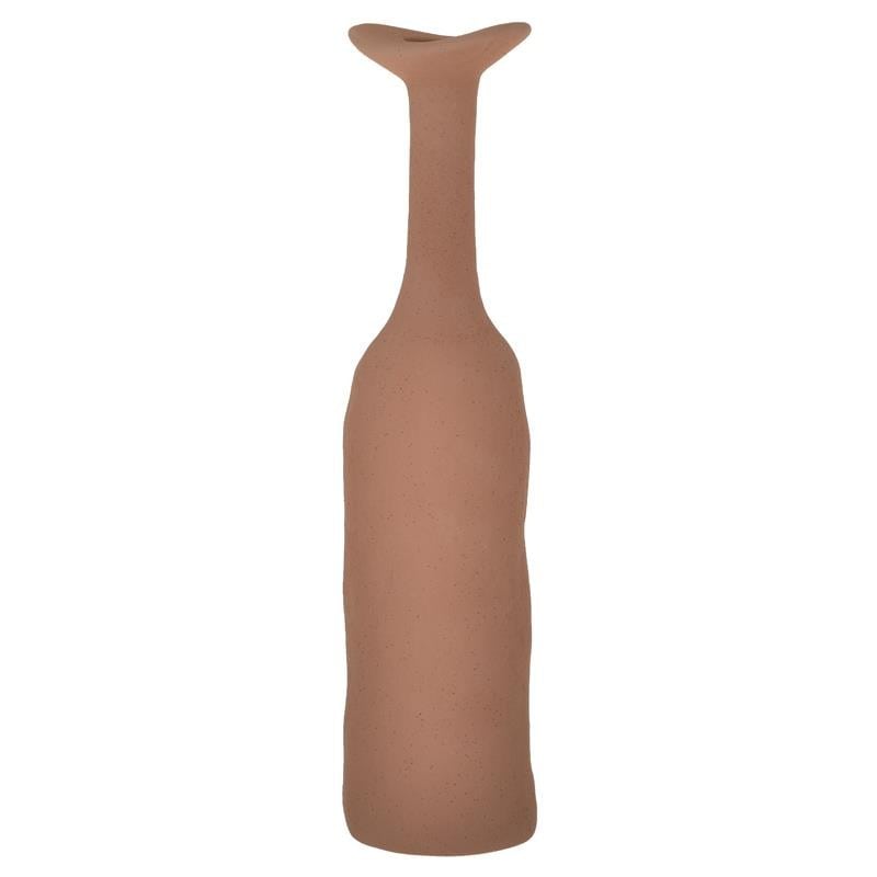 Vase Ceramic Orange Tall