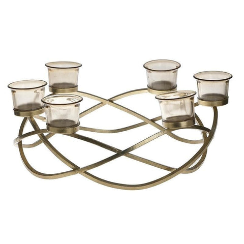 Candle Holder Gold