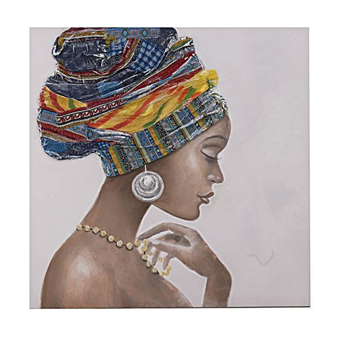 Canvas African 3D Art