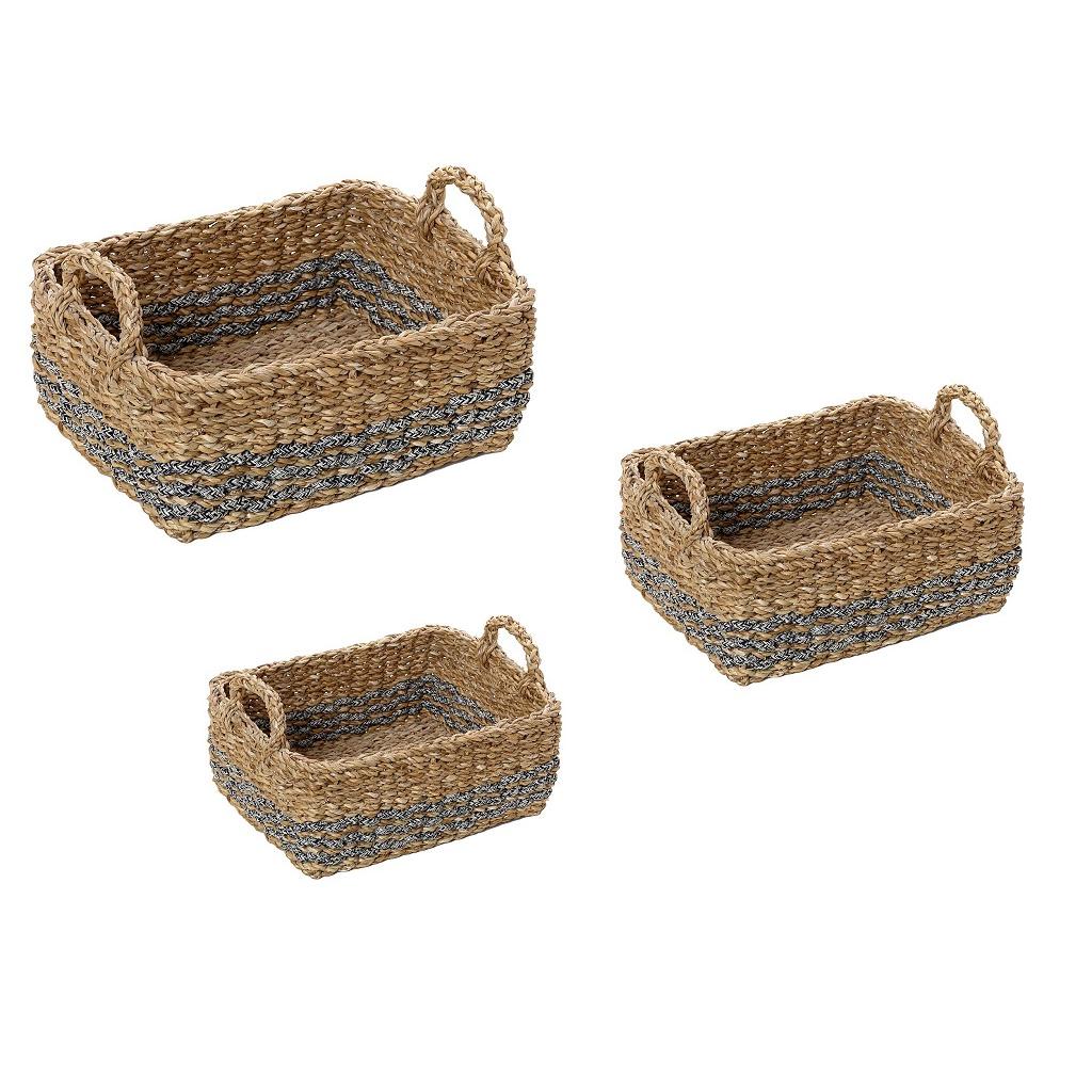 Basket Natural Grey