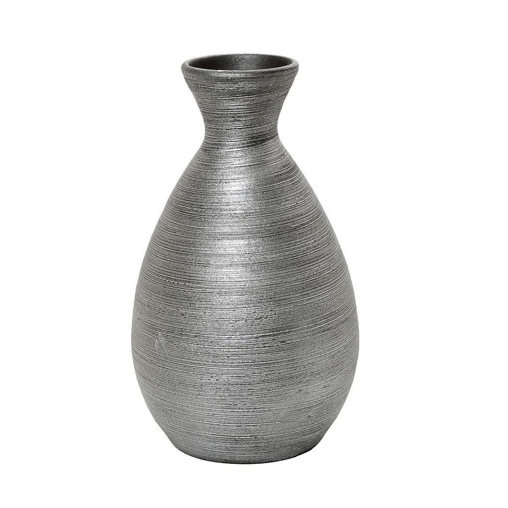 Vase Silver Ceramic