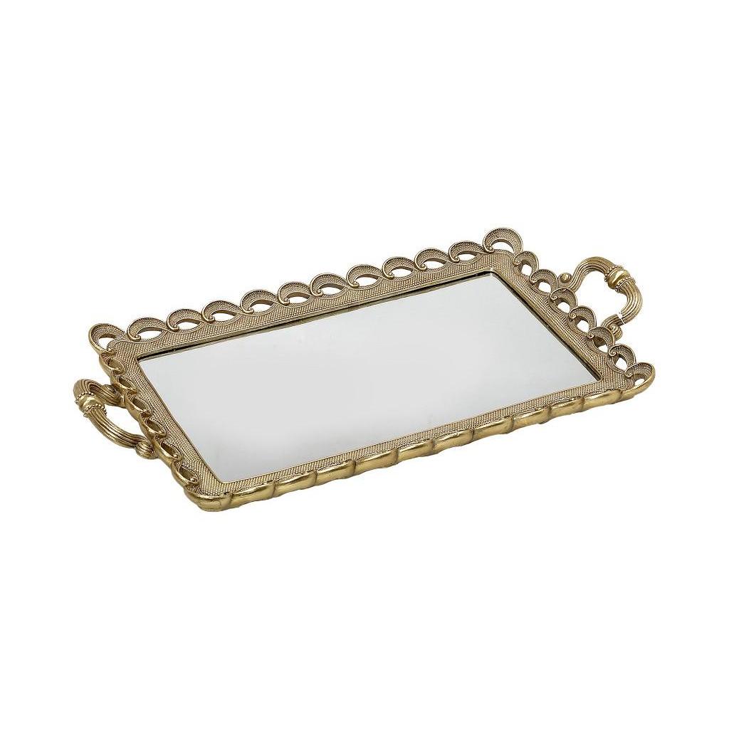 Tray Mirror Gold