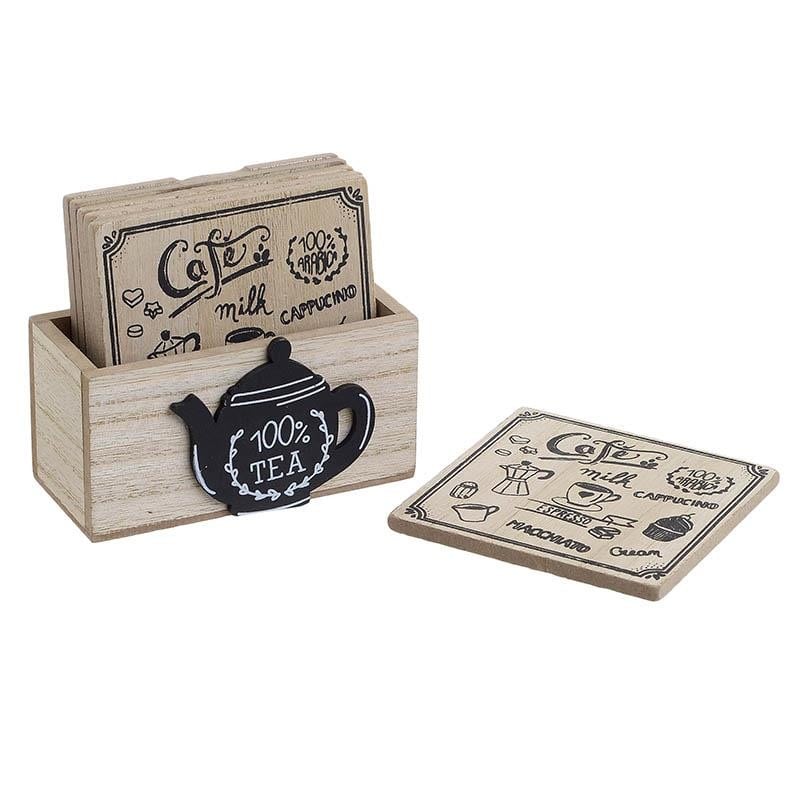 Coasters Square Tea 100%