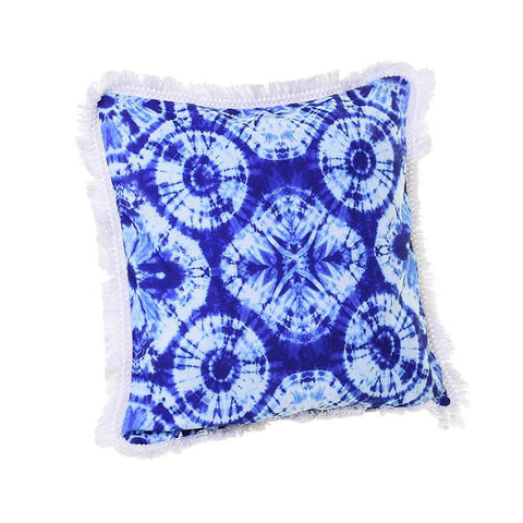 Cushion Blue Print