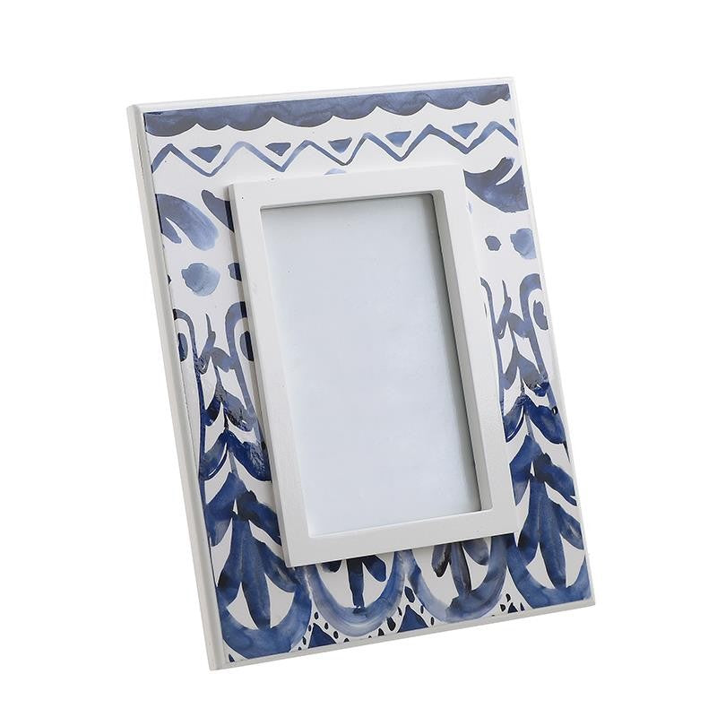 Photo Frame Blue/White