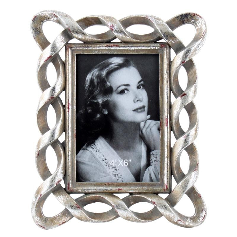 Photo Frame Silver Antique