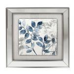 Wall Decor Blue Leaves