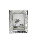 Photo Frame Mirror Silver