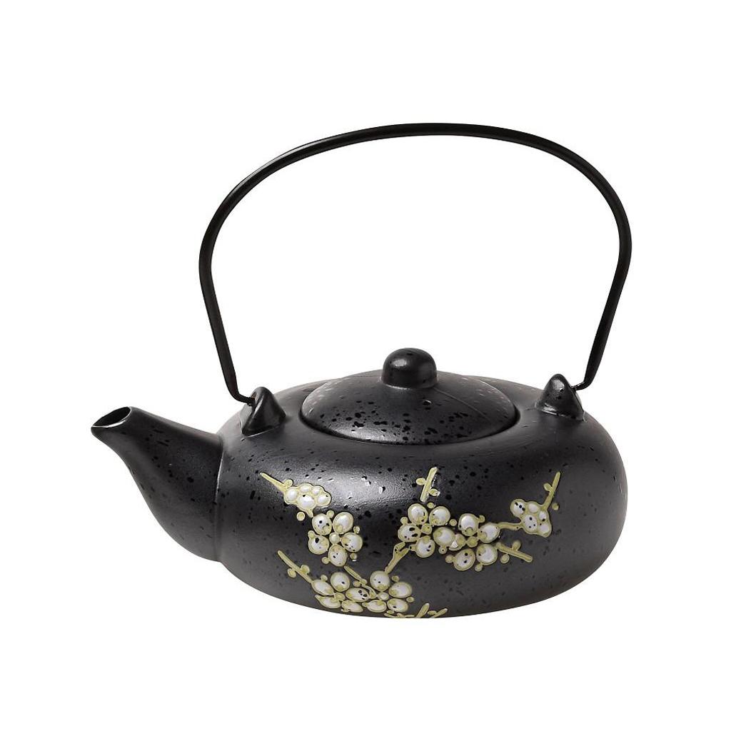 Tea Pot Black And Green